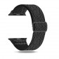 Jomo Nylon Λουράκι Υφασμάτινο (Samsung & Huawei 22mm) Μαύρο